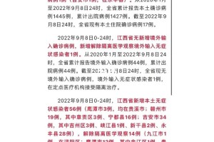 江西疫情指挥部最新通告，防疫措施与进展