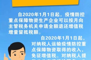 疫情防控税费政策落实保障机制（疫情防控税收政策解答）