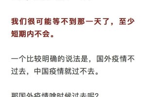 描述中国疫情的文章