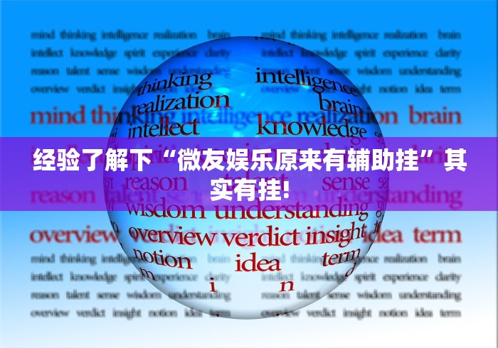 经验了解下“微友娱乐原来有辅助挂”其实有挂!