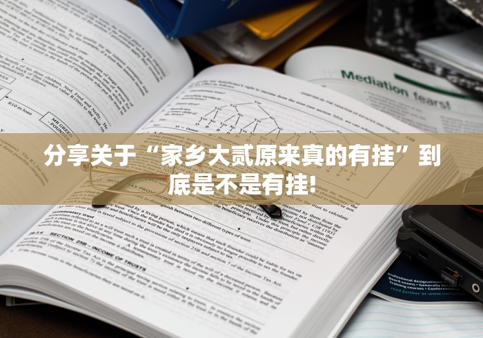 分享关于“家乡大贰原来真的有挂”到底是不是有挂!