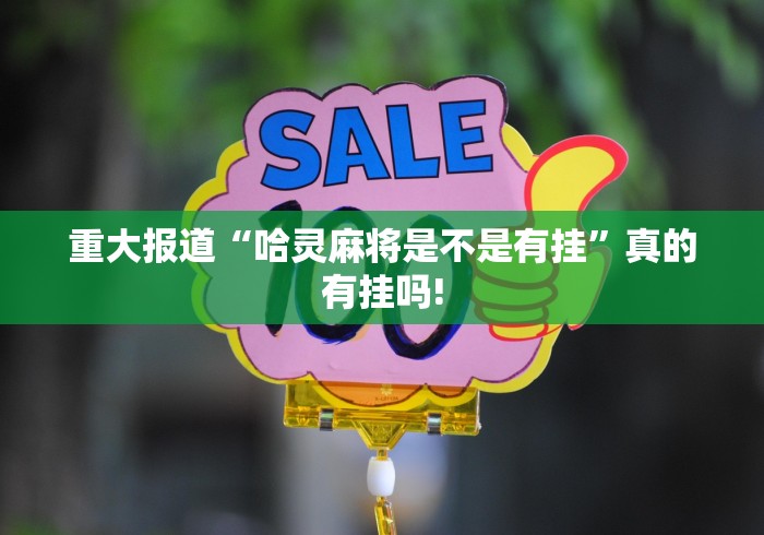 重大报道“哈灵麻将是不是有挂”真的有挂吗! 重大报道“哈灵麻将是不是有挂”真的有挂吗!