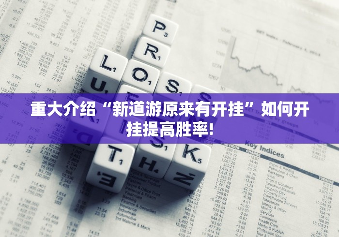 重大介绍“新道游原来有开挂”如何开挂提高胜率! 重大介绍“新道游原来有开挂”如何开挂提高胜率!