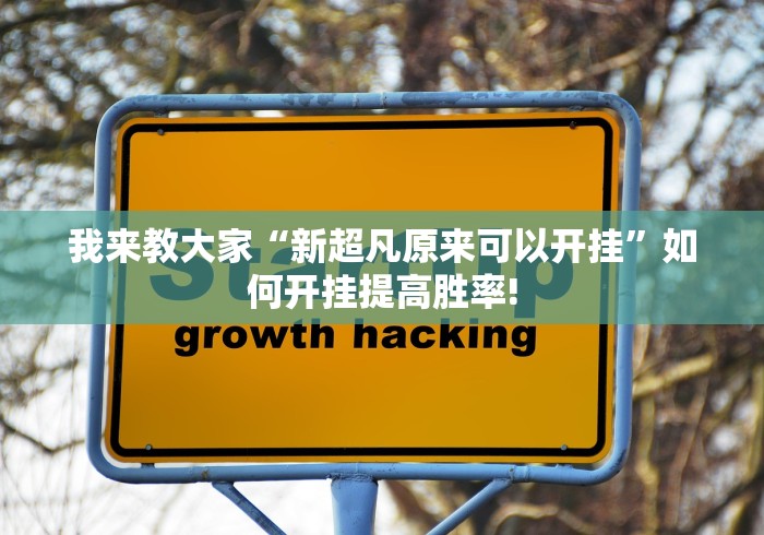 我来教大家“新超凡原来可以开挂”如何开挂提高胜率!