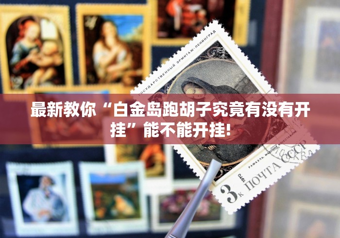 最新教你“白金岛跑胡子究竟有没有开挂”能不能开挂!