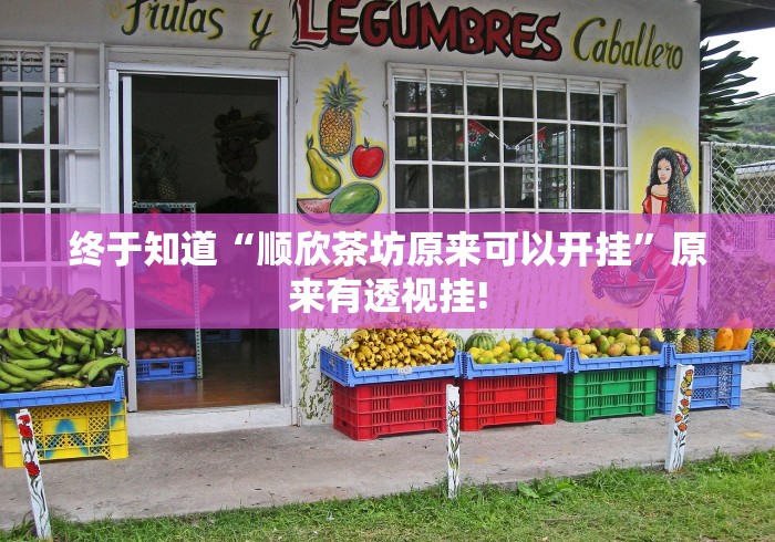 终于知道“顺欣茶坊原来可以开挂”原来有透视挂!