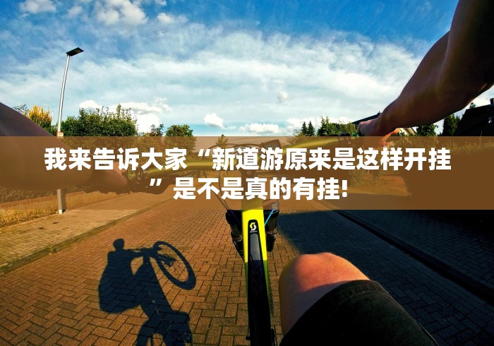 我来告诉大家“新道游原来是这样开挂”是不是真的有挂!