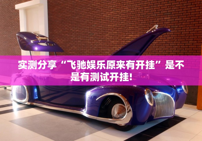 实测分享“飞驰娱乐原来有开挂”是不是有测试开挂!