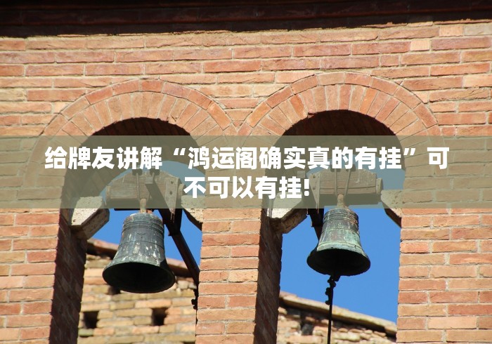 给牌友讲解“鸿运阁确实真的有挂”可不可以有挂!