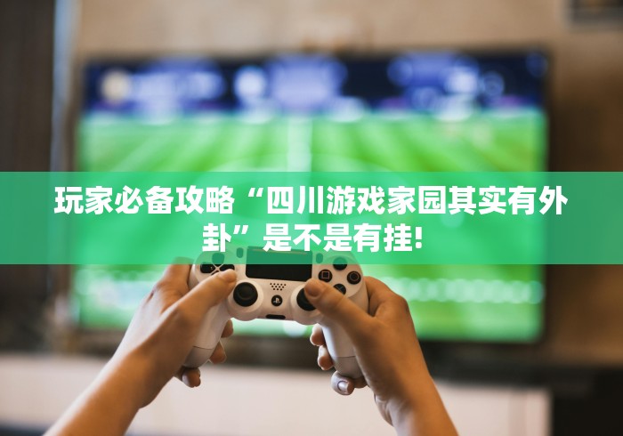 玩家必备攻略“四川游戏家园其实有外卦”是不是有挂!