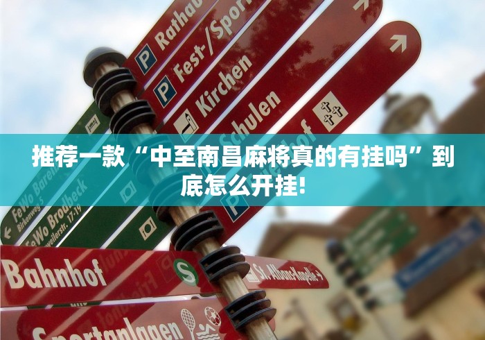 推荐一款“中至南昌麻将真的有挂吗”到底怎么开挂!