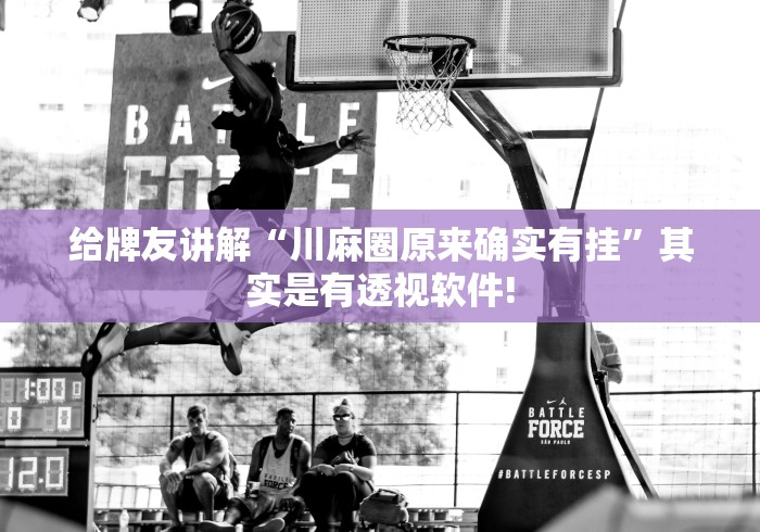 给牌友讲解“川麻圈原来确实有挂”其实是有透视软件!