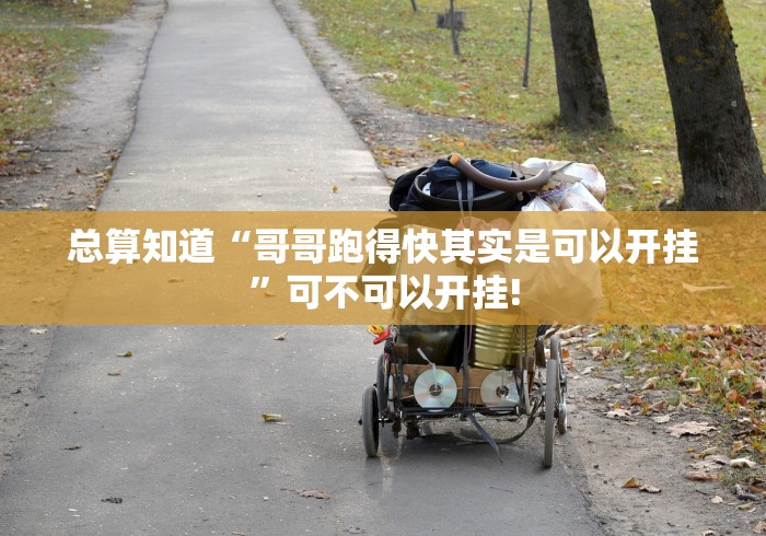 总算知道“哥哥跑得快其实是可以开挂”可不可以开挂!