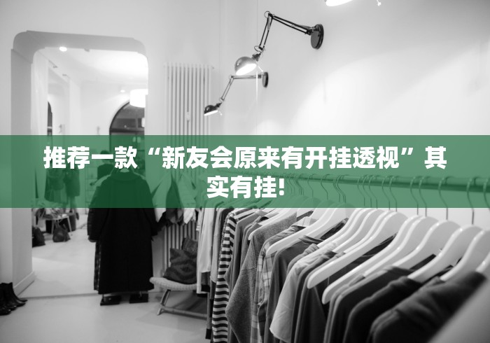 推荐一款“新友会原来有开挂透视”其实有挂!