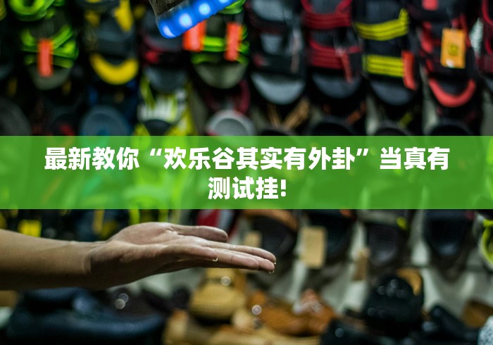 最新教你“欢乐谷其实有外卦”当真有测试挂!