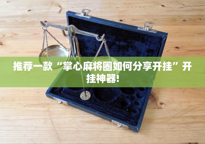 推荐一款“掌心麻将圈如何分享开挂”开挂神器!