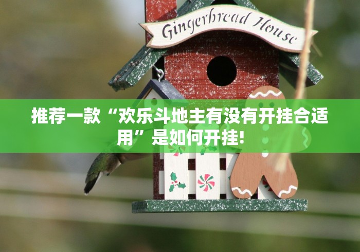 推荐一款“欢乐斗地主有没有开挂合适用”是如何开挂!