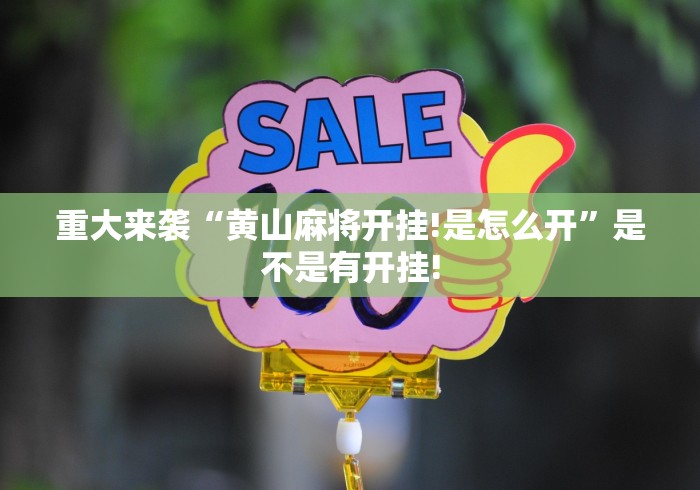 重大来袭“黄山麻将开挂!是怎么开”是不是有开挂! 重大来袭“黄山麻将开挂!是怎么开”是不是有开挂!