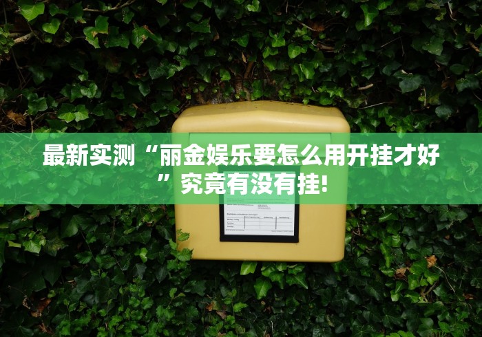 最新实测“丽金娱乐要怎么用开挂才好”究竟有没有挂! 最新实测“丽金娱乐要怎么用开挂才好”究竟有没有挂!