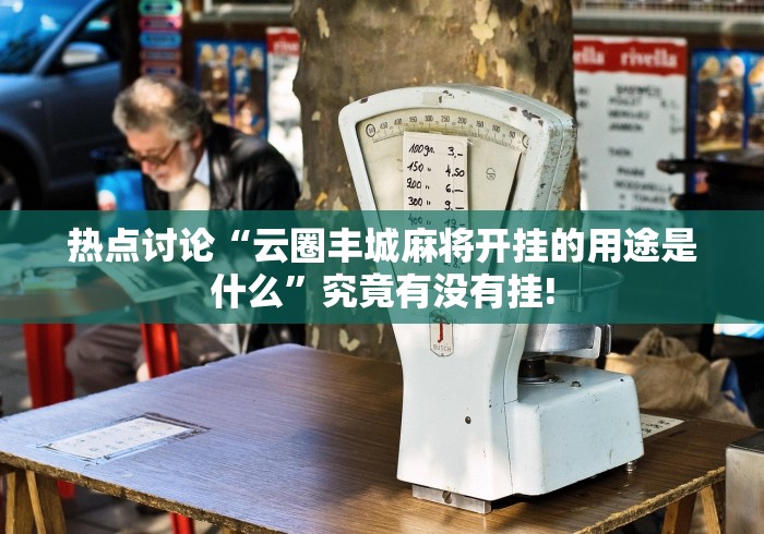 热点讨论“云圈丰城麻将开挂的用途是什么”究竟有没有挂! 热点讨论“云圈丰城麻将开挂的用途是什么”究竟有没有挂!