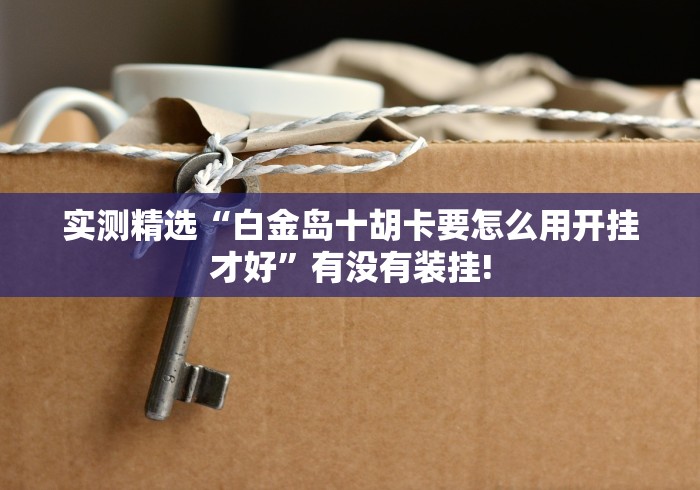 实测精选“白金岛十胡卡要怎么用开挂才好”有没有装挂! 实测精选“白金岛十胡卡要怎么用开挂才好”有没有装挂!
