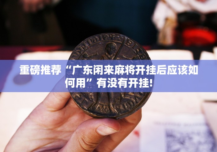 重磅推荐“广东闲来麻将开挂后应该如何用”有没有开挂!