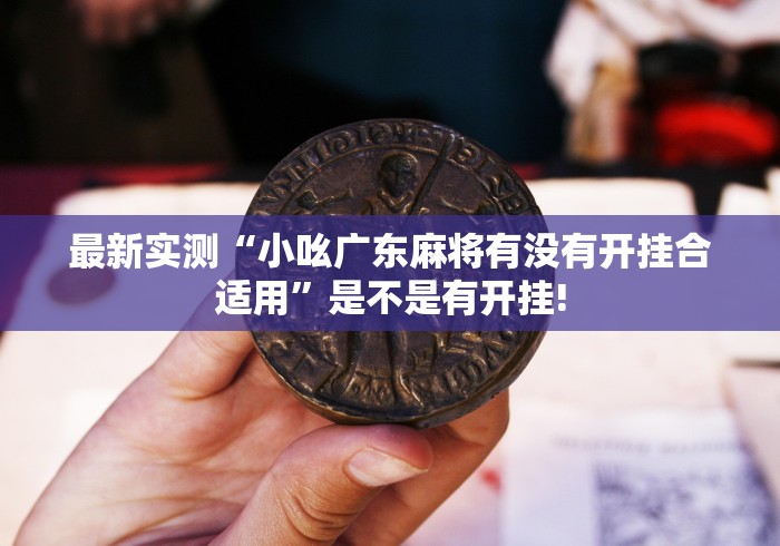 最新实测“小吆广东麻将有没有开挂合适用”是不是有开挂!